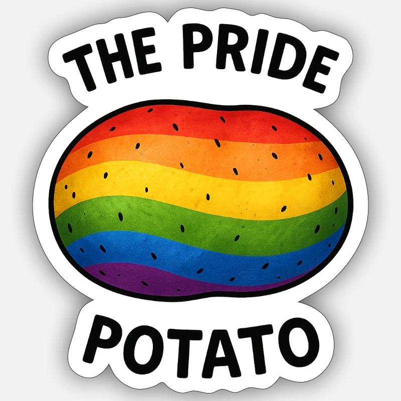 Pride - Sticker Größe S (10 x 10 cm) - Mattweiß