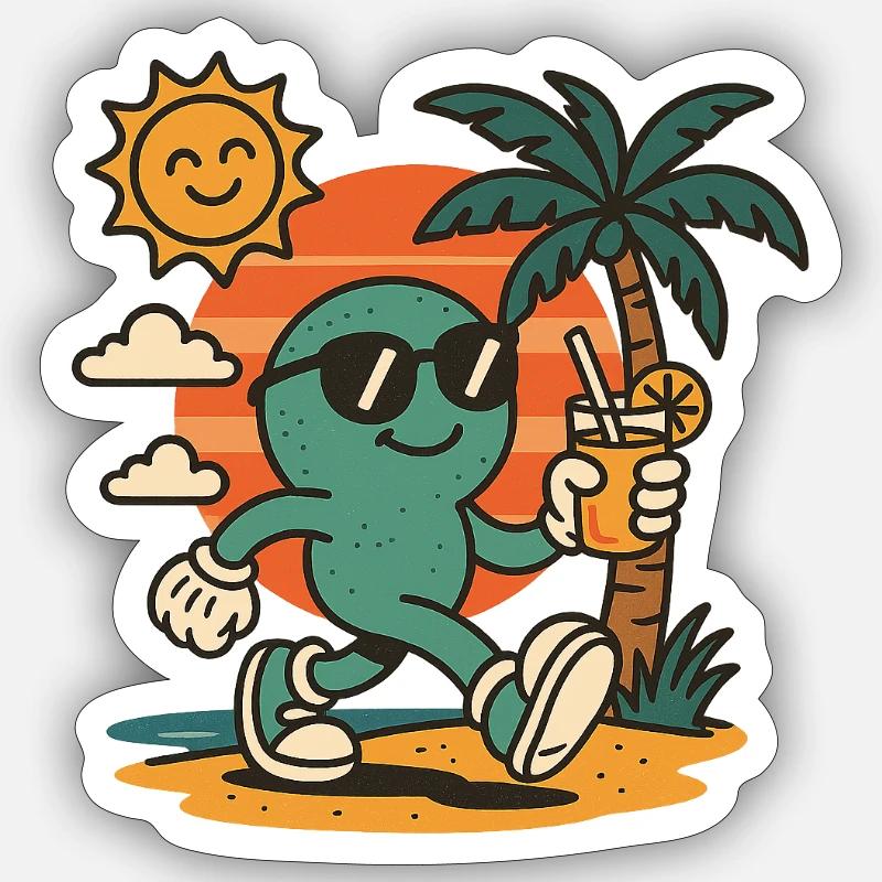 Sticker taille S (10 x 10 cm) - 