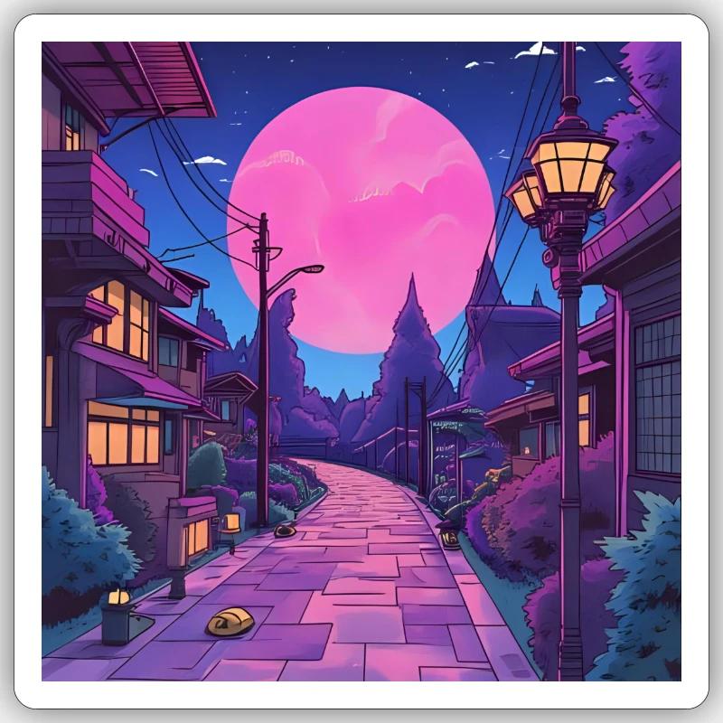 Fantasy - Sticker size S (10 x 10 cm) - white matte