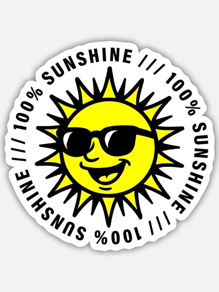 - Sticker taille S (10 x 10 cm) - blanc mat