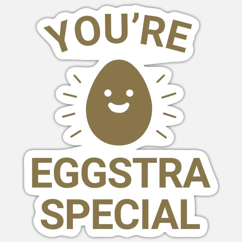 Vous êtes spécial eggstra Sticker taille S (10 x 10 cm)
