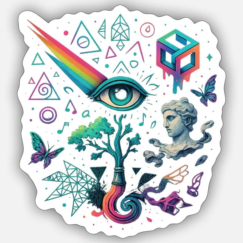 Sticker taille S (10 x 10 cm) - 