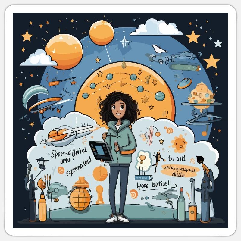 Sticker taille S (10 x 10 cm) - 