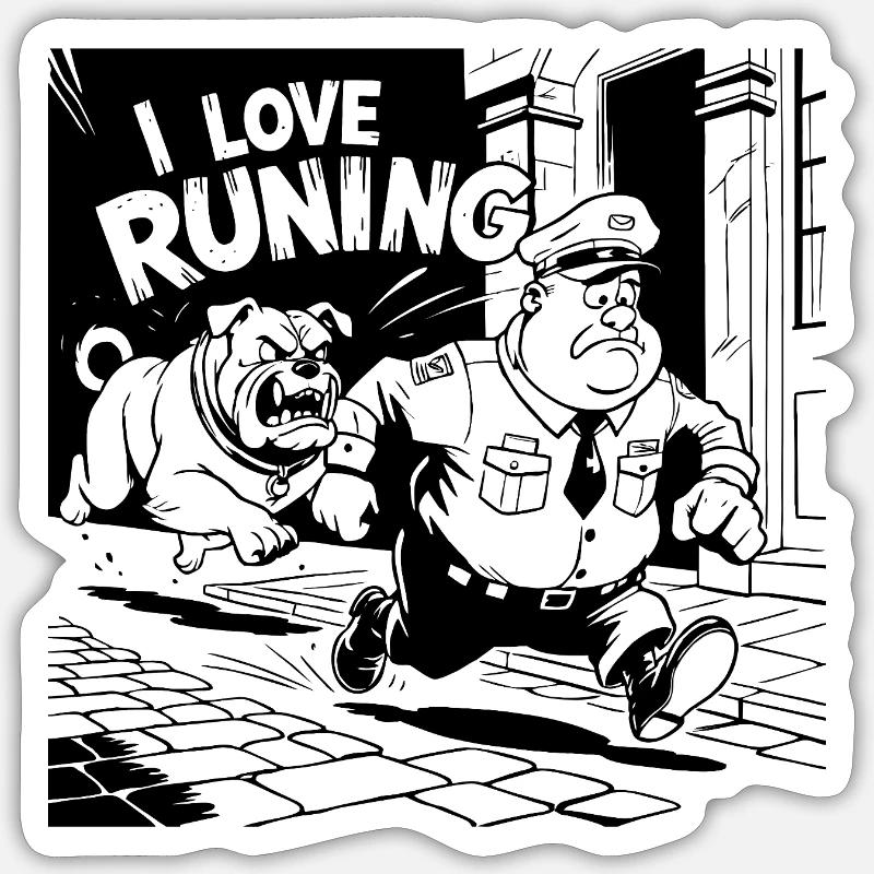 course Sticker taille S (10 x 10 cm)