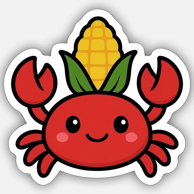 Corncrab Sticker size S (10 x 10 cm)
