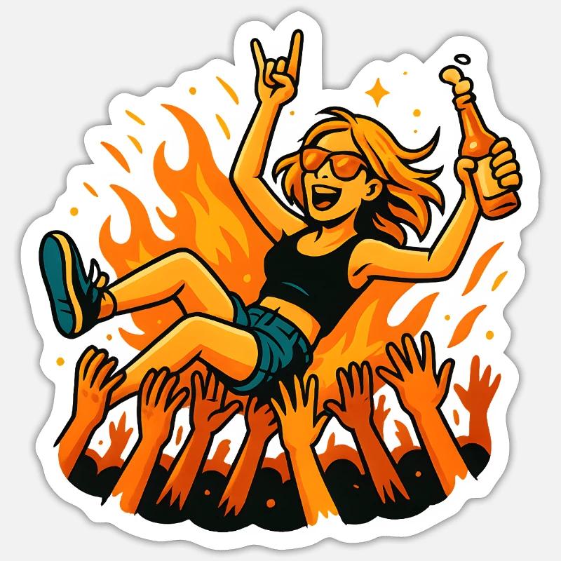 Sticker Größe S (10 x 10 cm) - 