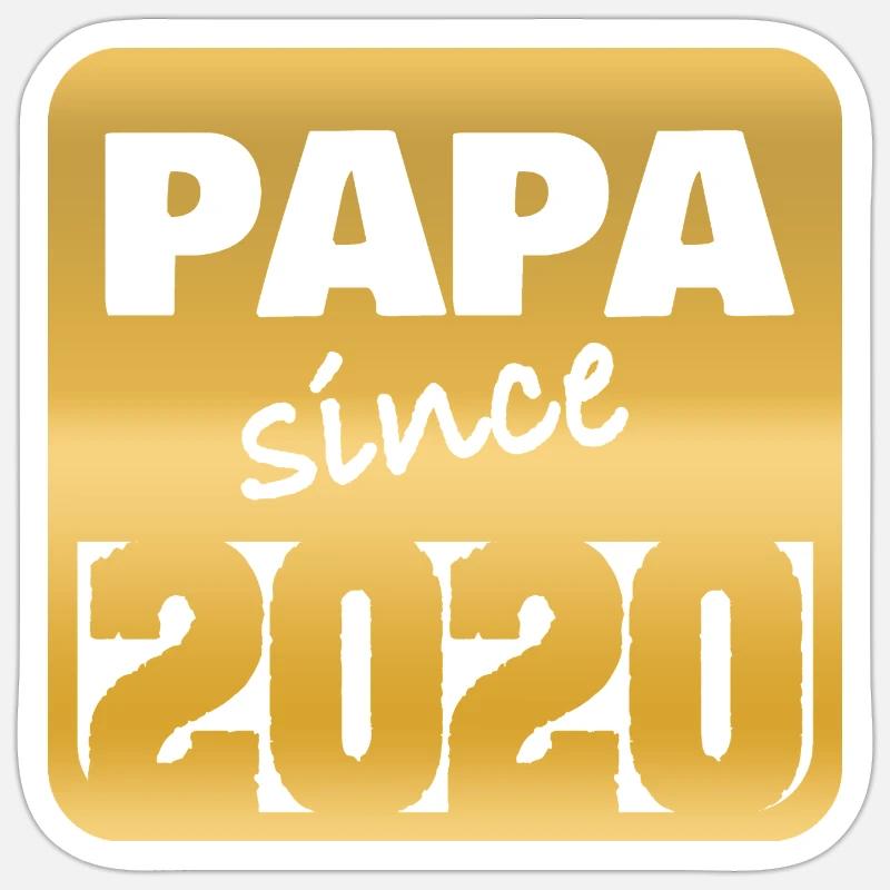 Dad 2020 - Sticker size S (10 x 10 cm) - white matte