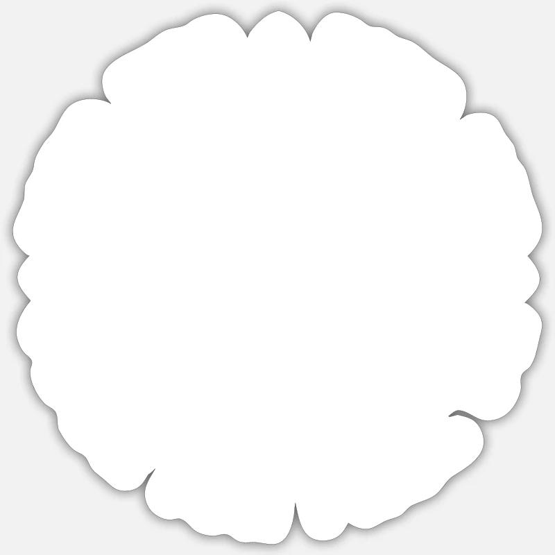 Les abeilles ici - Oder ich fall um ! Sticker taille S (10 x 10 cm)