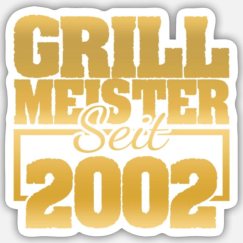 Grilled meat 2002 Sticker size S (10 x 10 cm)