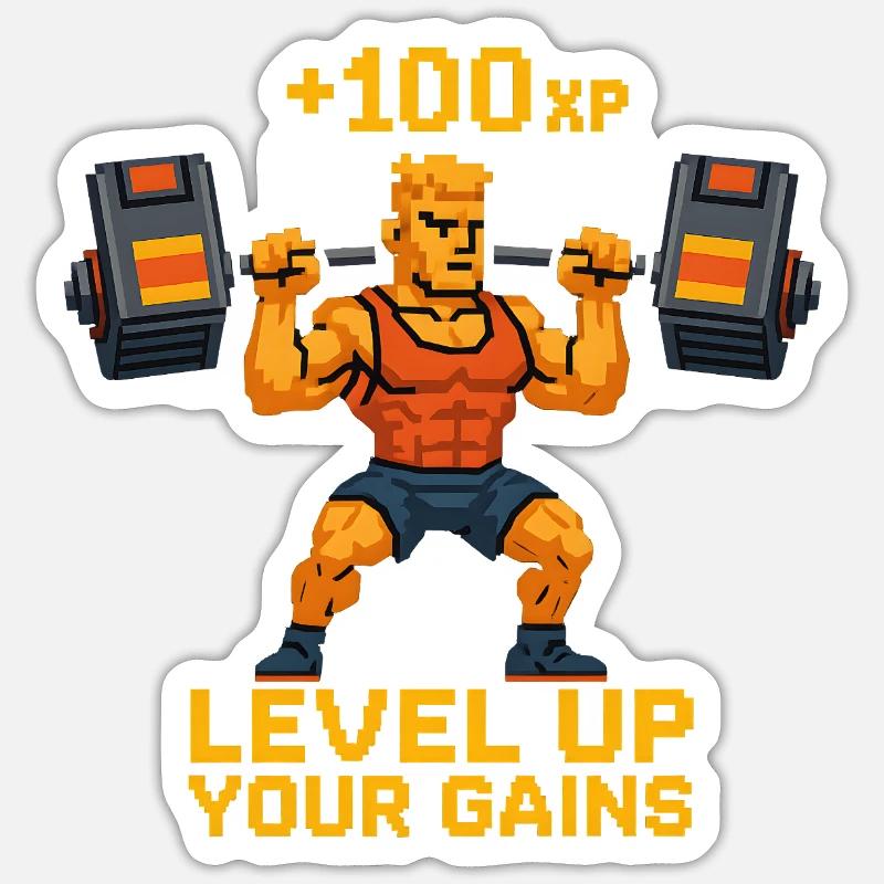 Améliorez vos gains - Sticker taille S (10 x 10 cm) - blanc mat