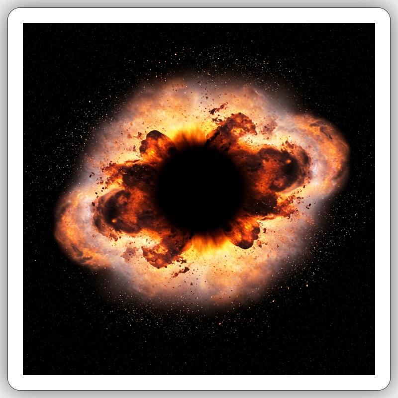 Firestarter - Sticker Größe S (10 x 10 cm) - Mattweiß