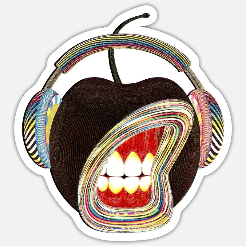 Black Cherry Pride Sticker size S (10 x 10 cm)
