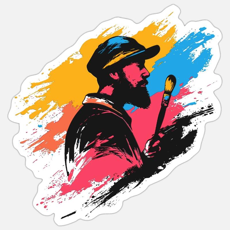 Sticker Größe S (10 x 10 cm) - 