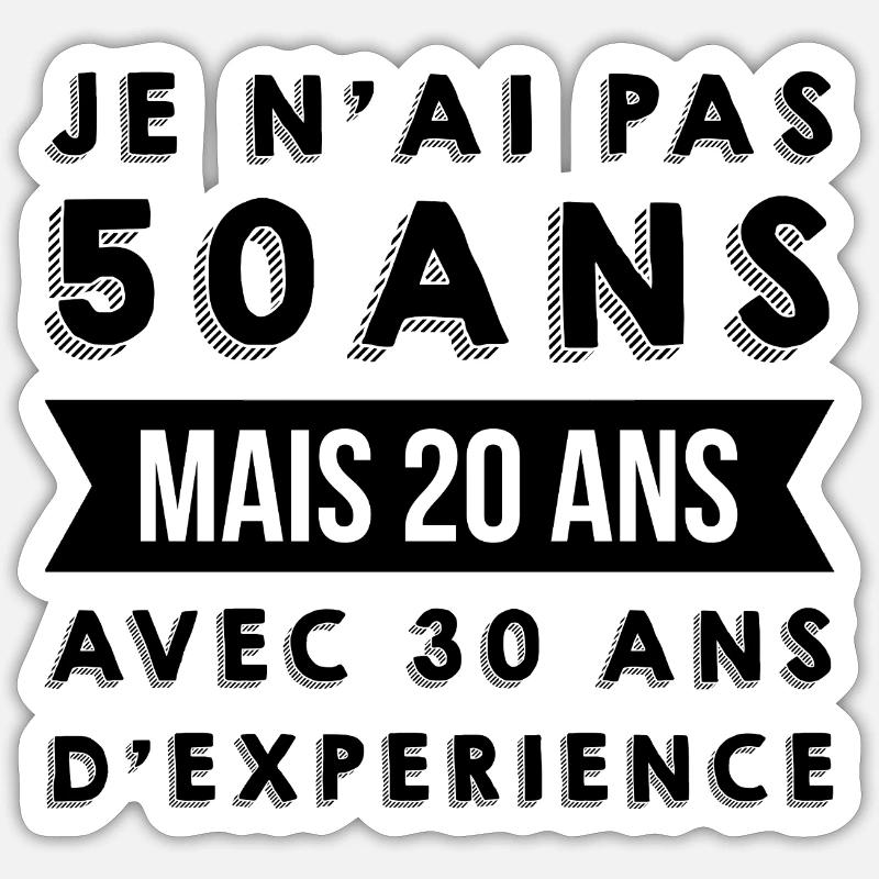 Sticker taille S (10 x 10 cm) - 