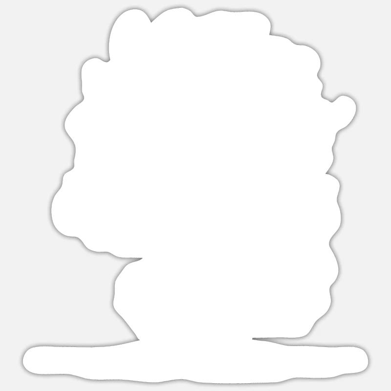 Duck on caffeine present when the cup is empty Sticker size S (10 x 10 cm)