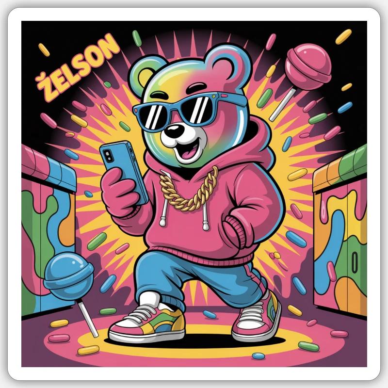 Sticker Größe S (10 x 10 cm) - 