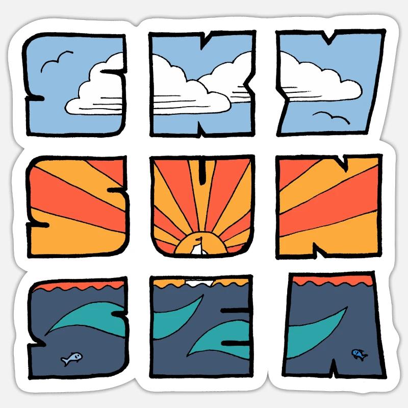 Sticker taille S (10 x 10 cm) - 