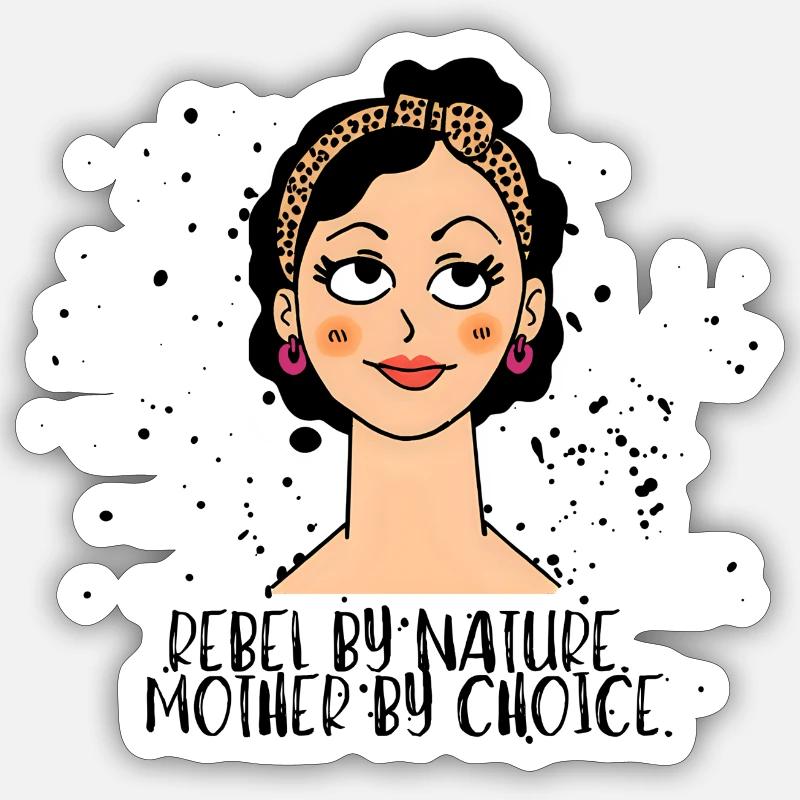 Mutter Statement Sticker Größe S (10 x 10 cm)