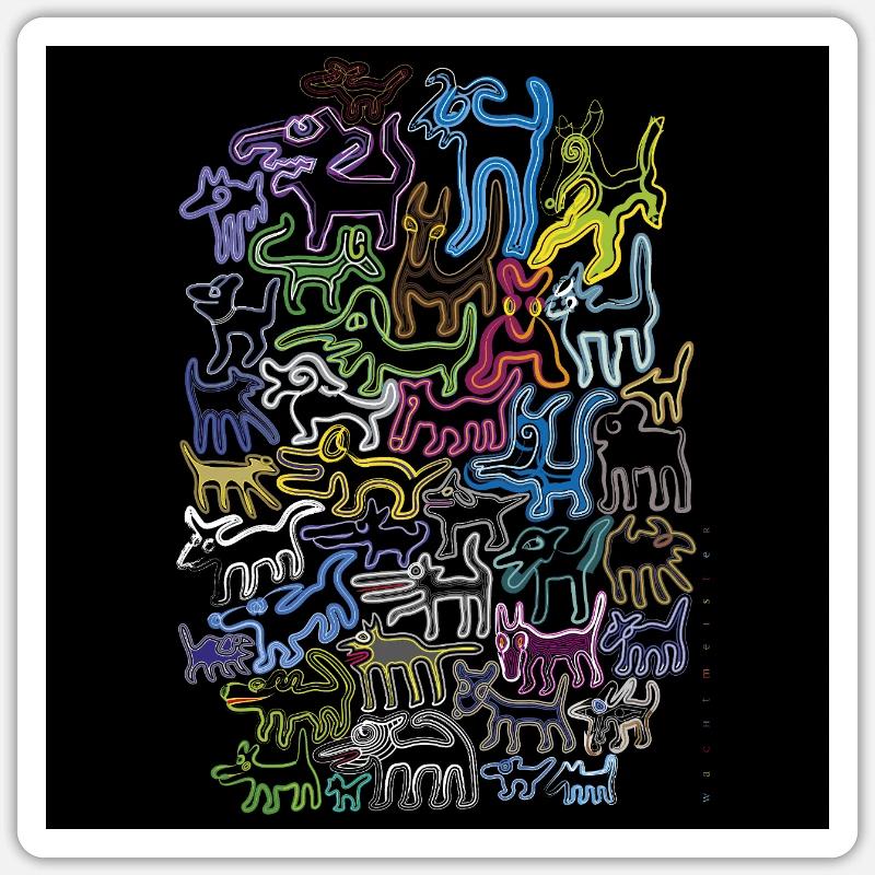 Sticker Größe S (10 x 10 cm) - 