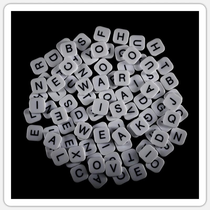 War is weak - Sticker size S (10 x 10 cm) - white matte