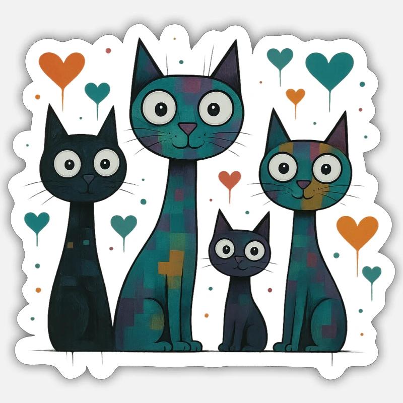 Sticker taille S (10 x 10 cm) - 