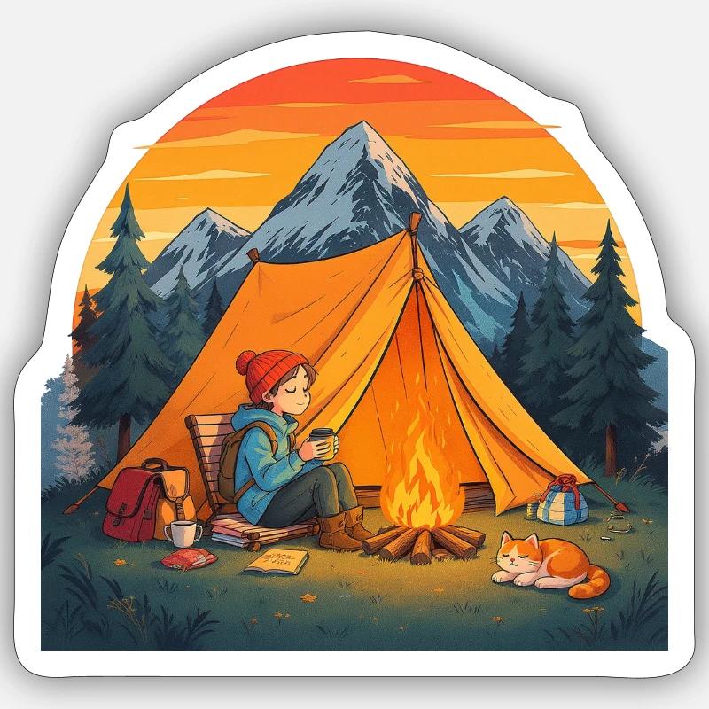 Sticker taille S (10 x 10 cm) - 