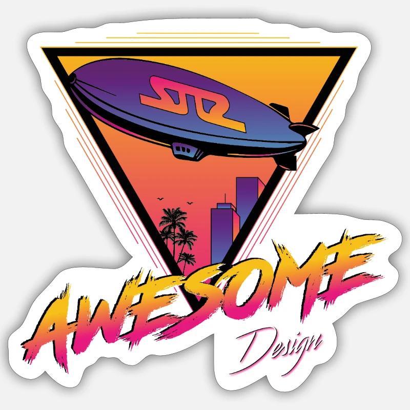 Dirigible Sticker size S (10 x 10 cm)