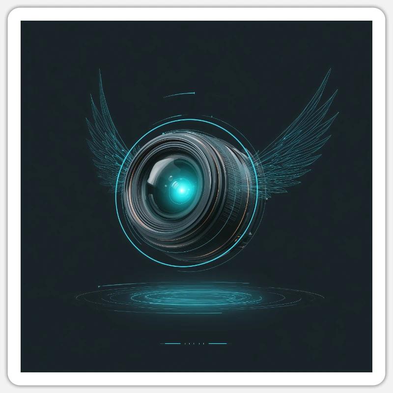 Vorlage_Redbubble - Sticker taille S (10 x 10 cm) - blanc mat