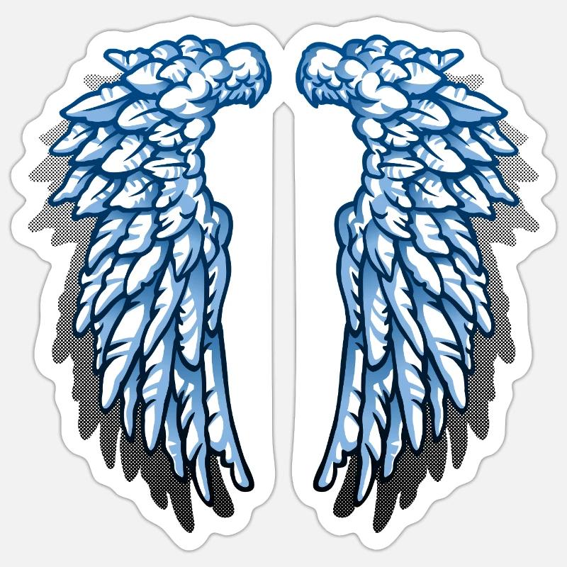 Ich bin ein Engel Sticker Größe S (10 x 10 cm)