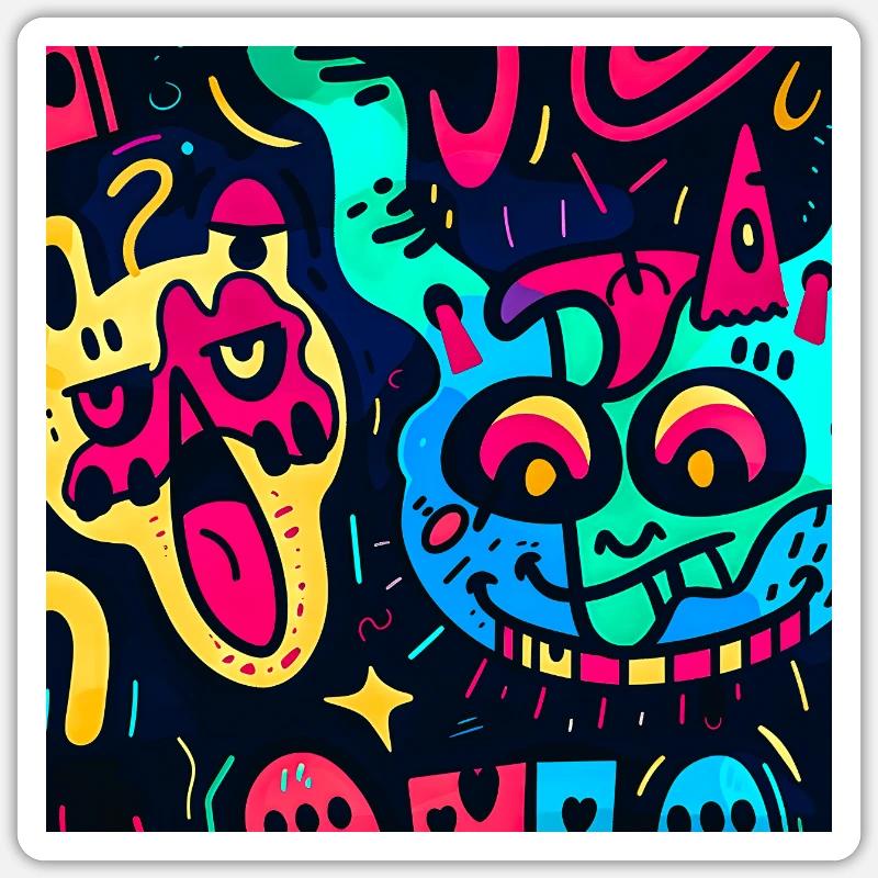 Sticker Größe S (10 x 10 cm) - 