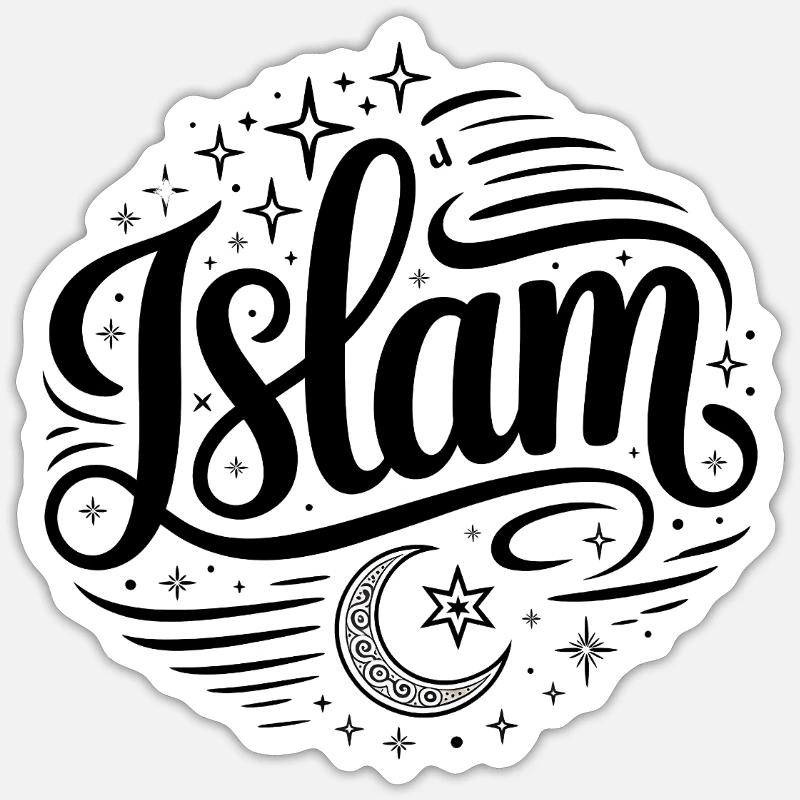 Islam - Conception religieuse Sticker taille S (10 x 10 cm)