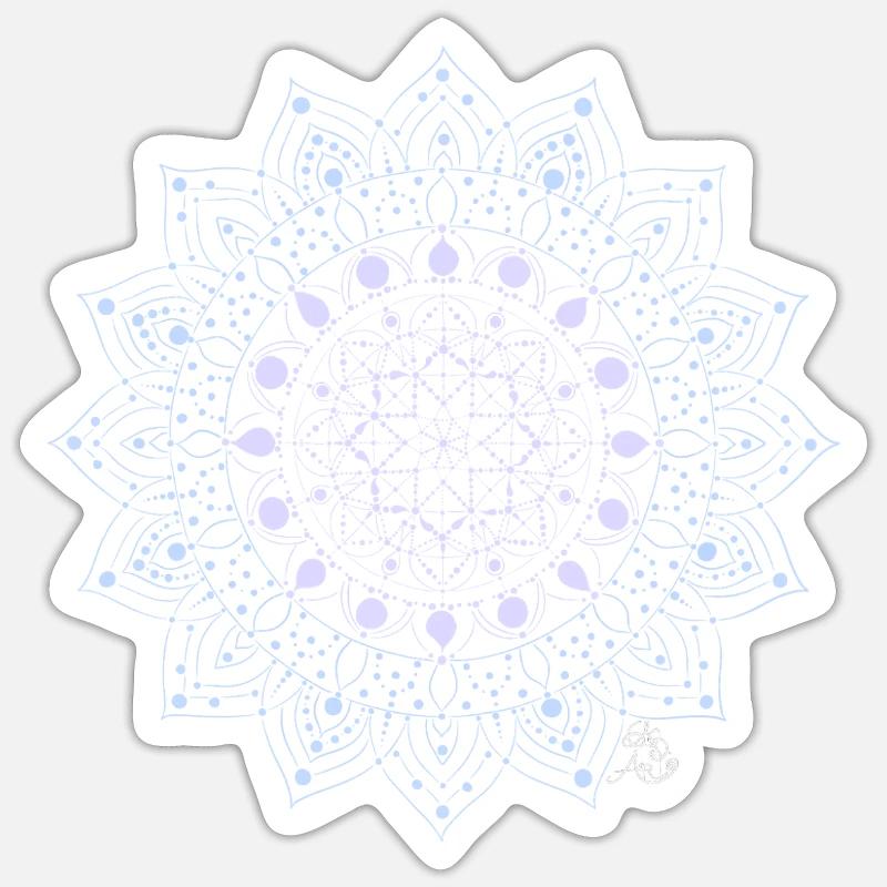 Geometric Mandala Pattern Sticker size S (10 x 10 cm)