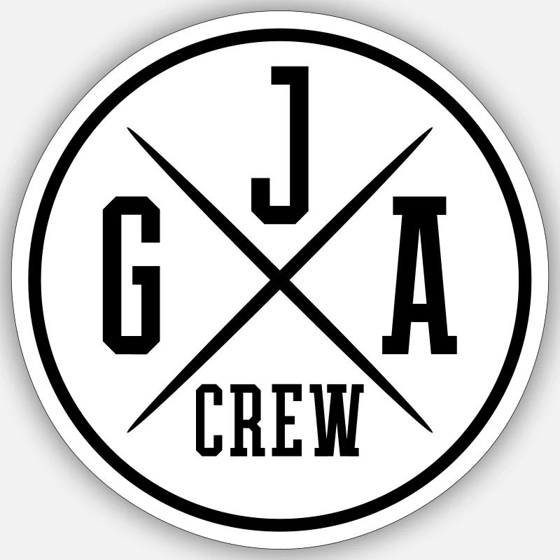 Bachelor Crew Bachelor - Sticker size S (10 x 10 cm) - white matte