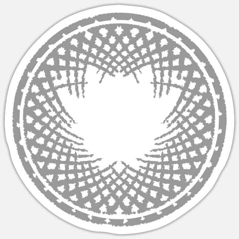 Geometric Mandala Pattern Sticker size S (10 x 10 cm)