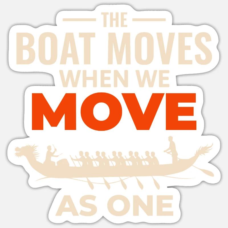 Drachenboot Unity Design Sticker Größe S (10 x 10 cm)