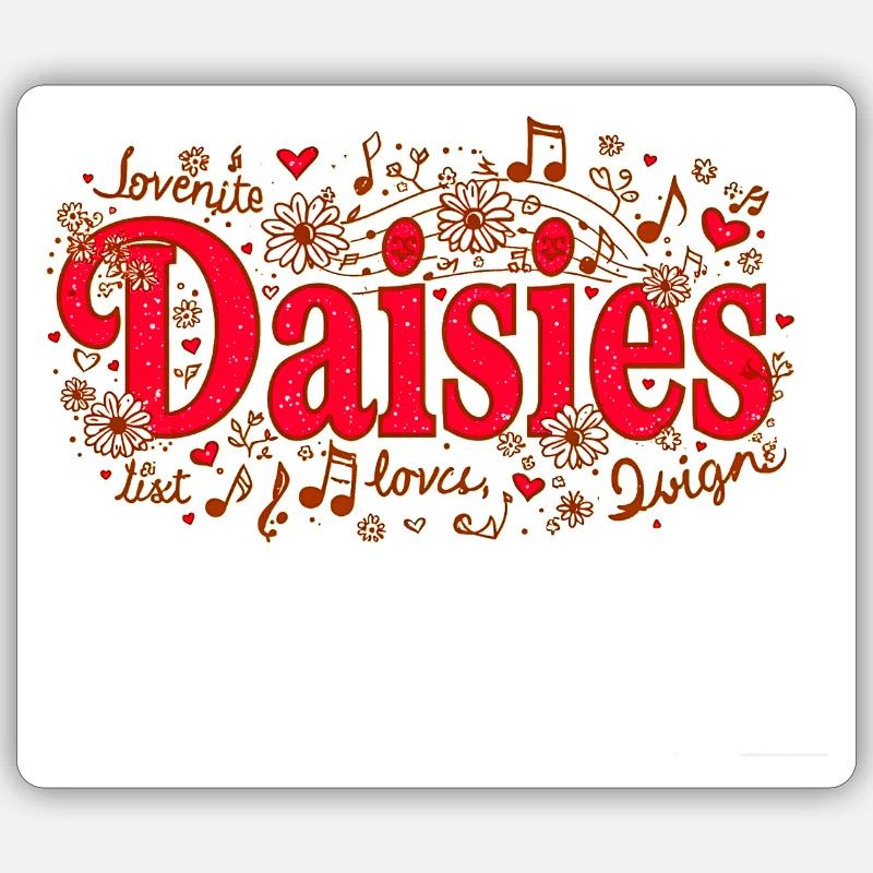 Conception de chansons de dames joyeuses - Sticker taille S (10 x 10 cm) - blanc mat