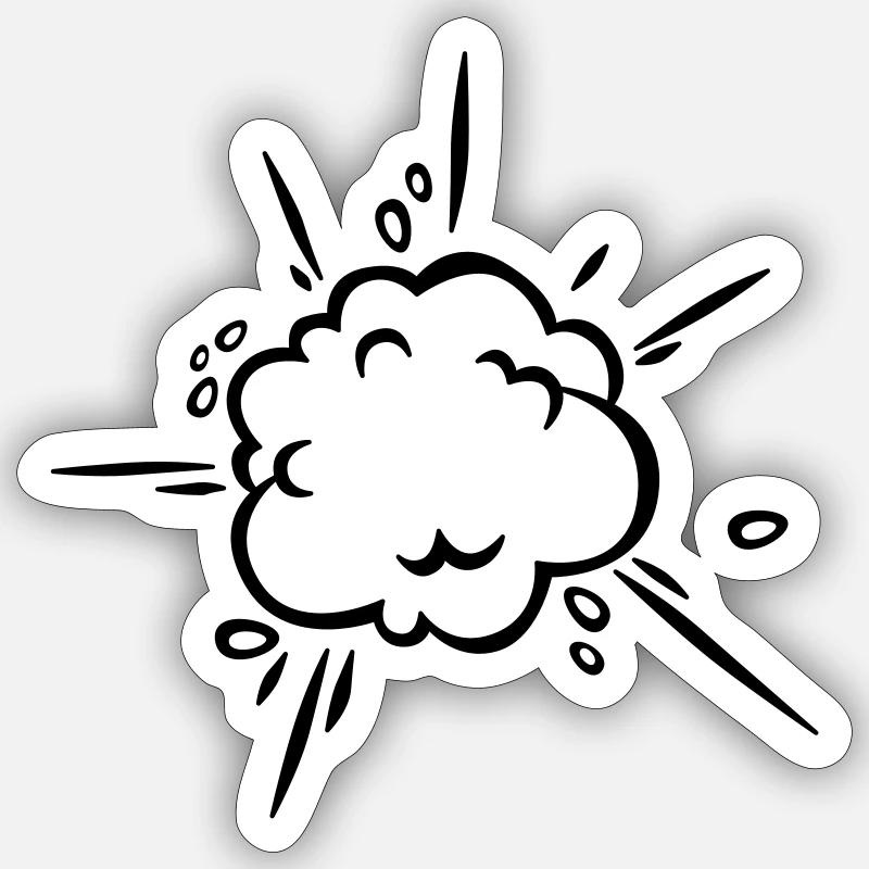 Sticker taille S (10 x 10 cm) - 