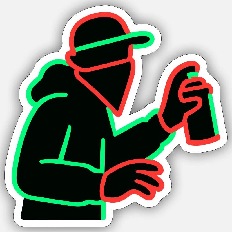 Sticker Größe S (10 x 10 cm) - 