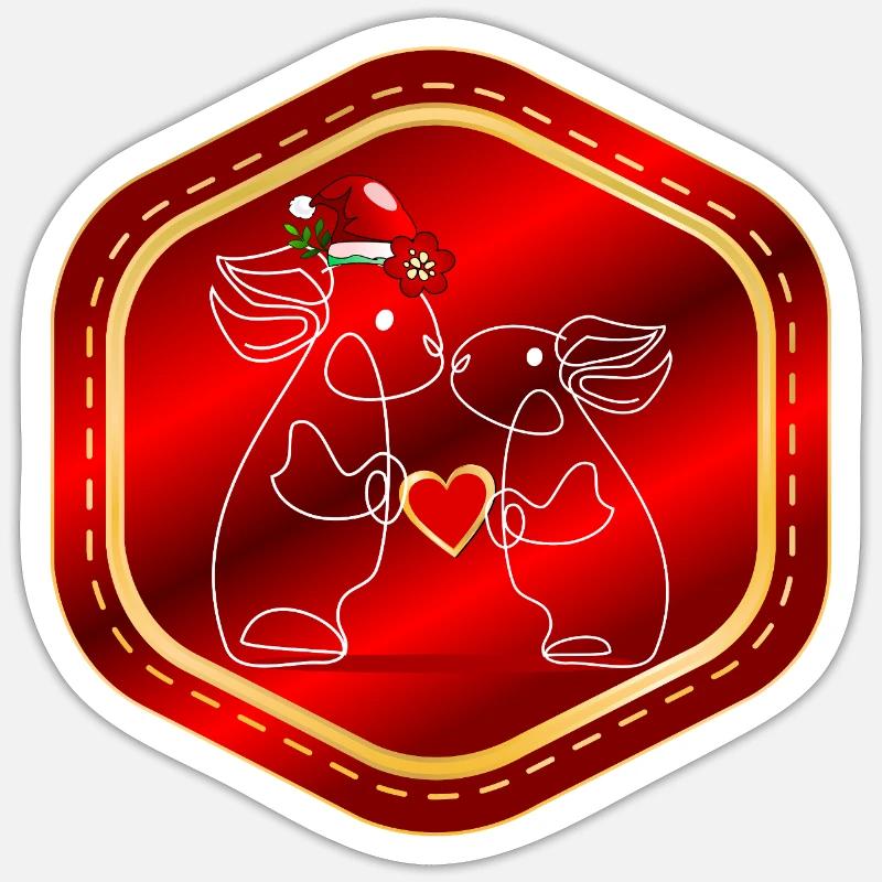 Sticker Größe S (10 x 10 cm) - 