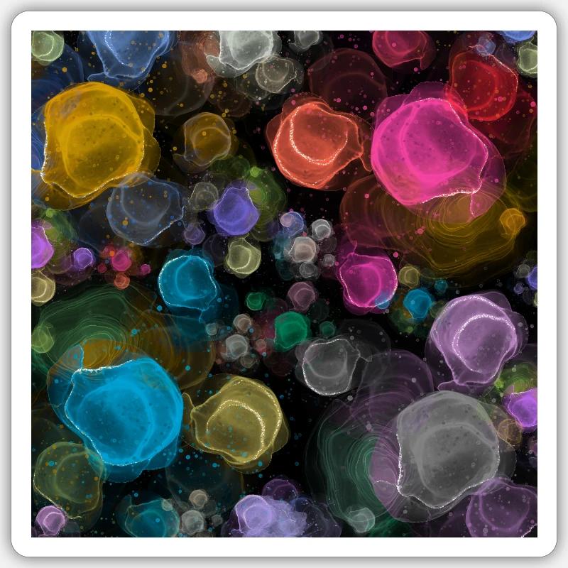 paint - Sticker size S (10 x 10 cm) - white matte