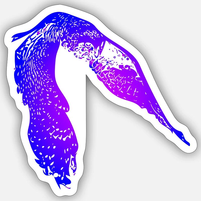 Eule Sticker Größe S (10 x 10 cm)