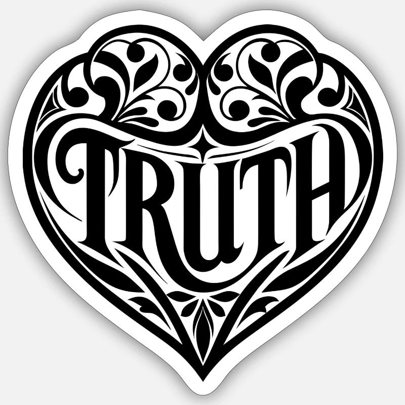 Truth Statement Sticker size S (10 x 10 cm)