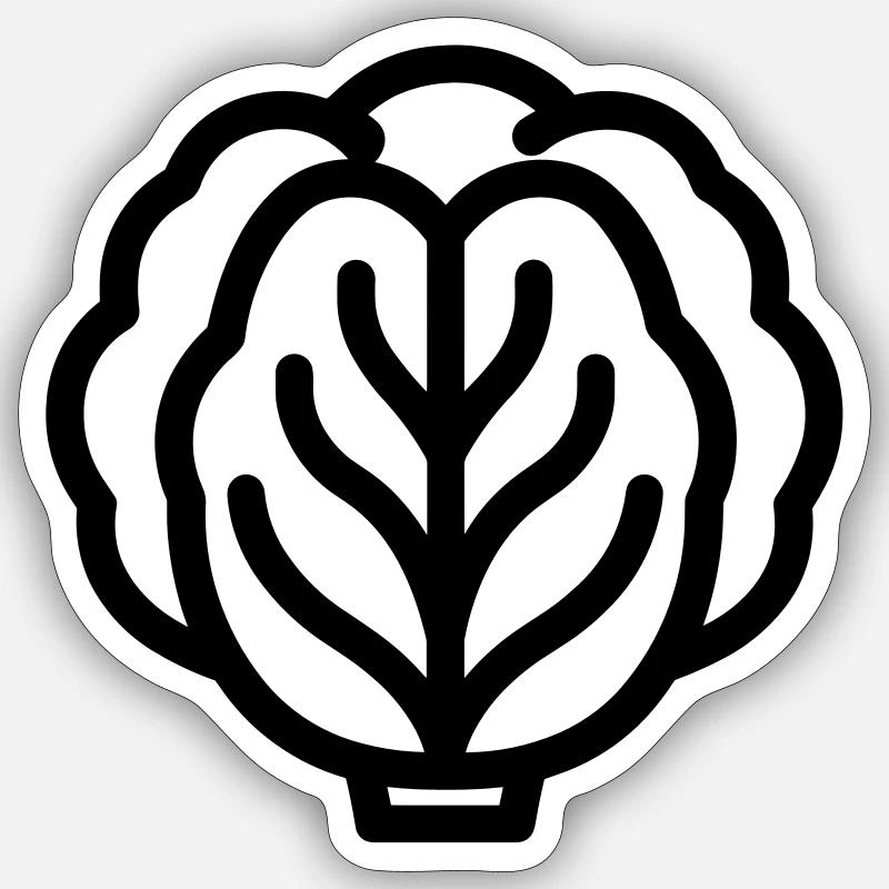 Kohl - Sticker Größe S (10 x 10 cm) - Mattweiß