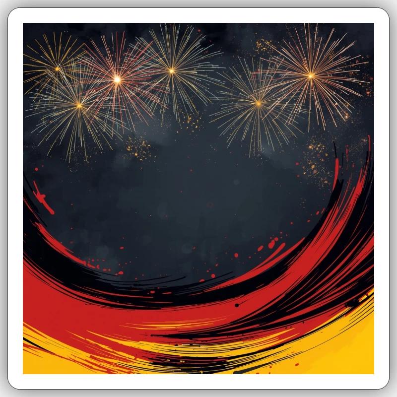 Unity Day Celebration - Sticker size S (10 x 10 cm) - white matte