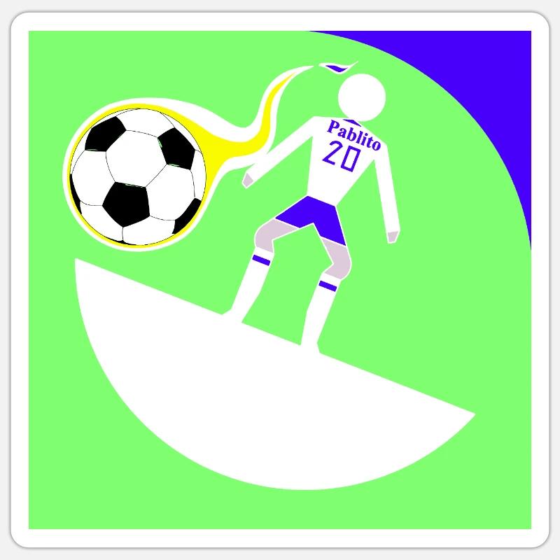 20 Pablito - Sticker size S (10 x 10 cm) - white matte