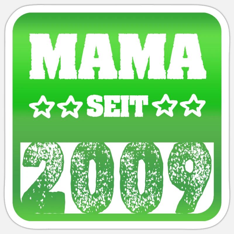 2009 - Sticker taille S (10 x 10 cm) - blanc mat