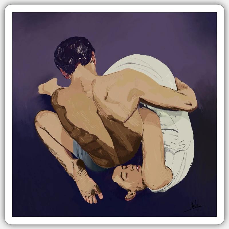 Contemporary embrace Sticker size S (10 x 10 cm)