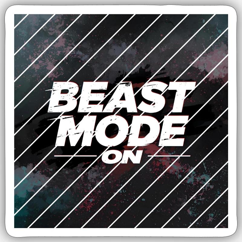 Beast Mod... On Sticker taille S (10 x 10 cm)