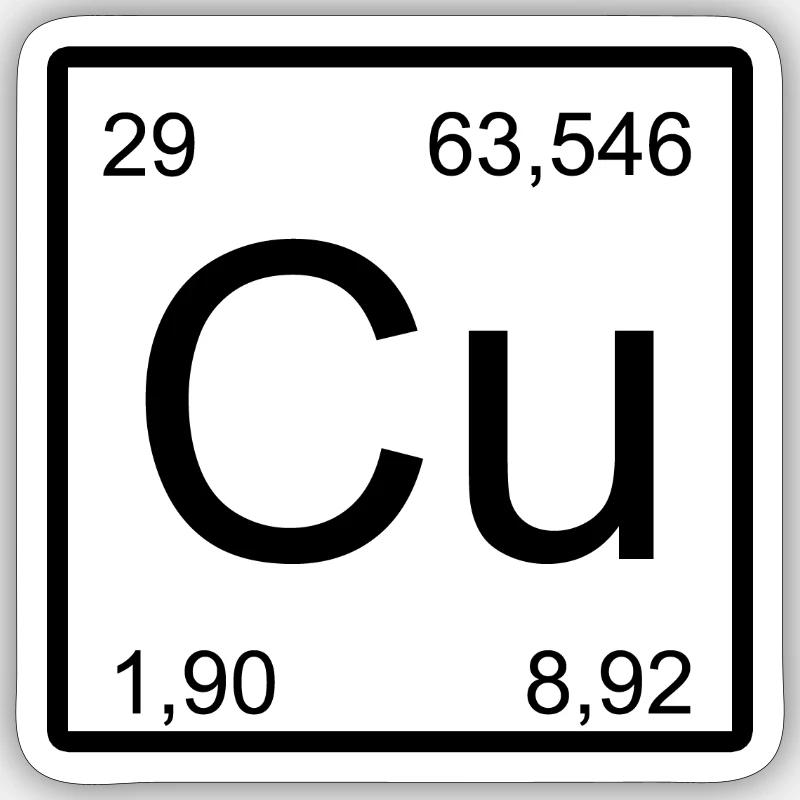 Copper Element Style Sticker size S (10 x 10 cm)