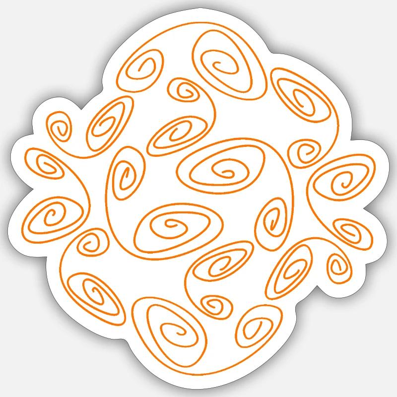 Abstract design by Cean Sticker size S (10 x 10 cm)